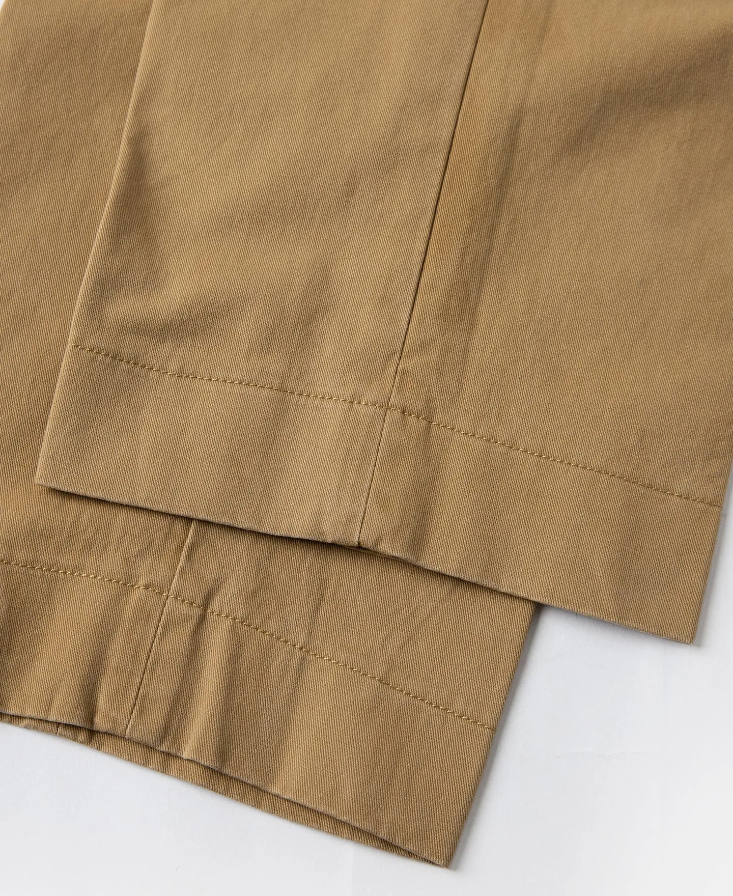 1930s IVY Style Double Pleated Chino Trousers - Yellow