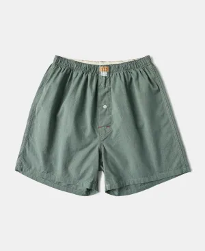 1950s Retro Salt & Pepper Boxer Shorts - Green