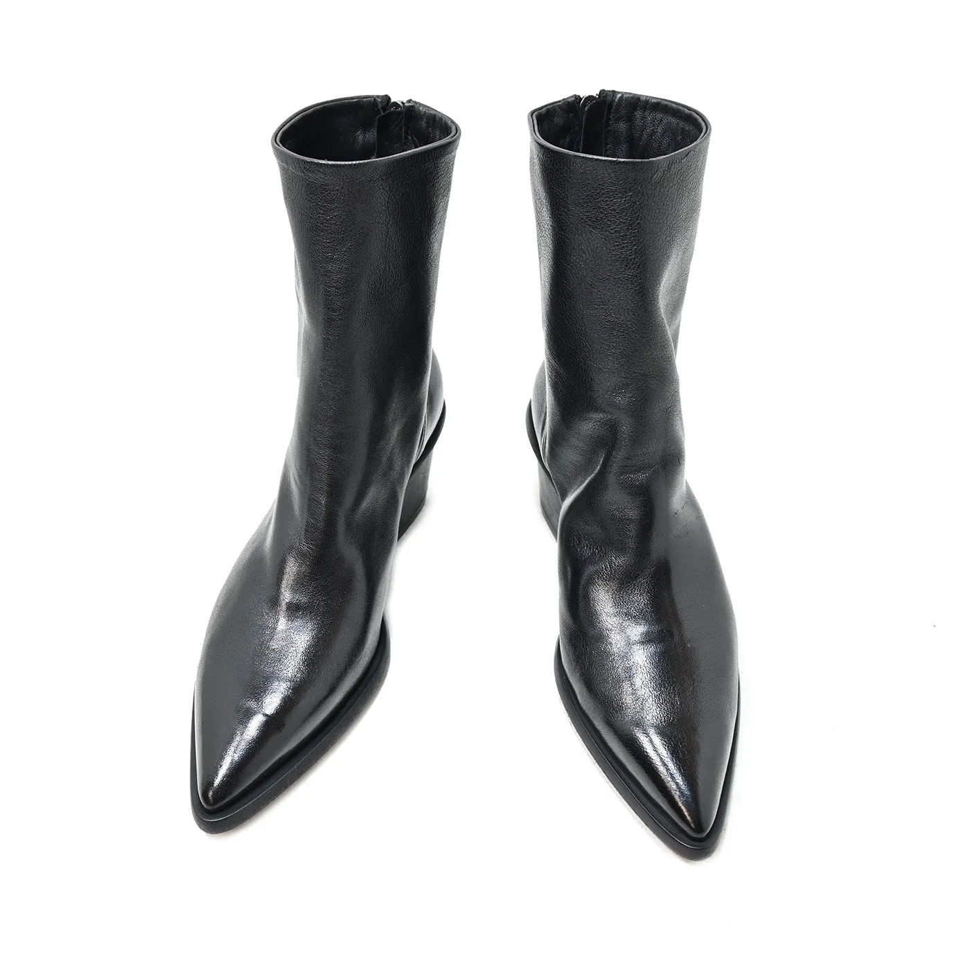 ALICE 01 - leather BLACK