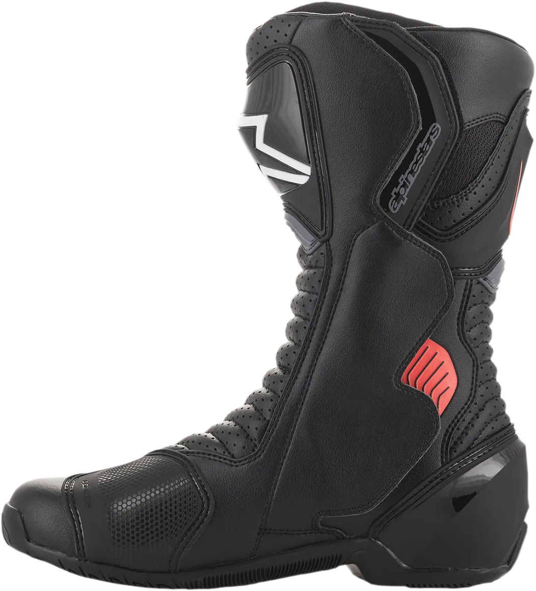 ALPINESTARS SMX-6 v2 Boots - Black/Gray/Red - Vented - US 11.5 / EU 46 2223017-1133-46