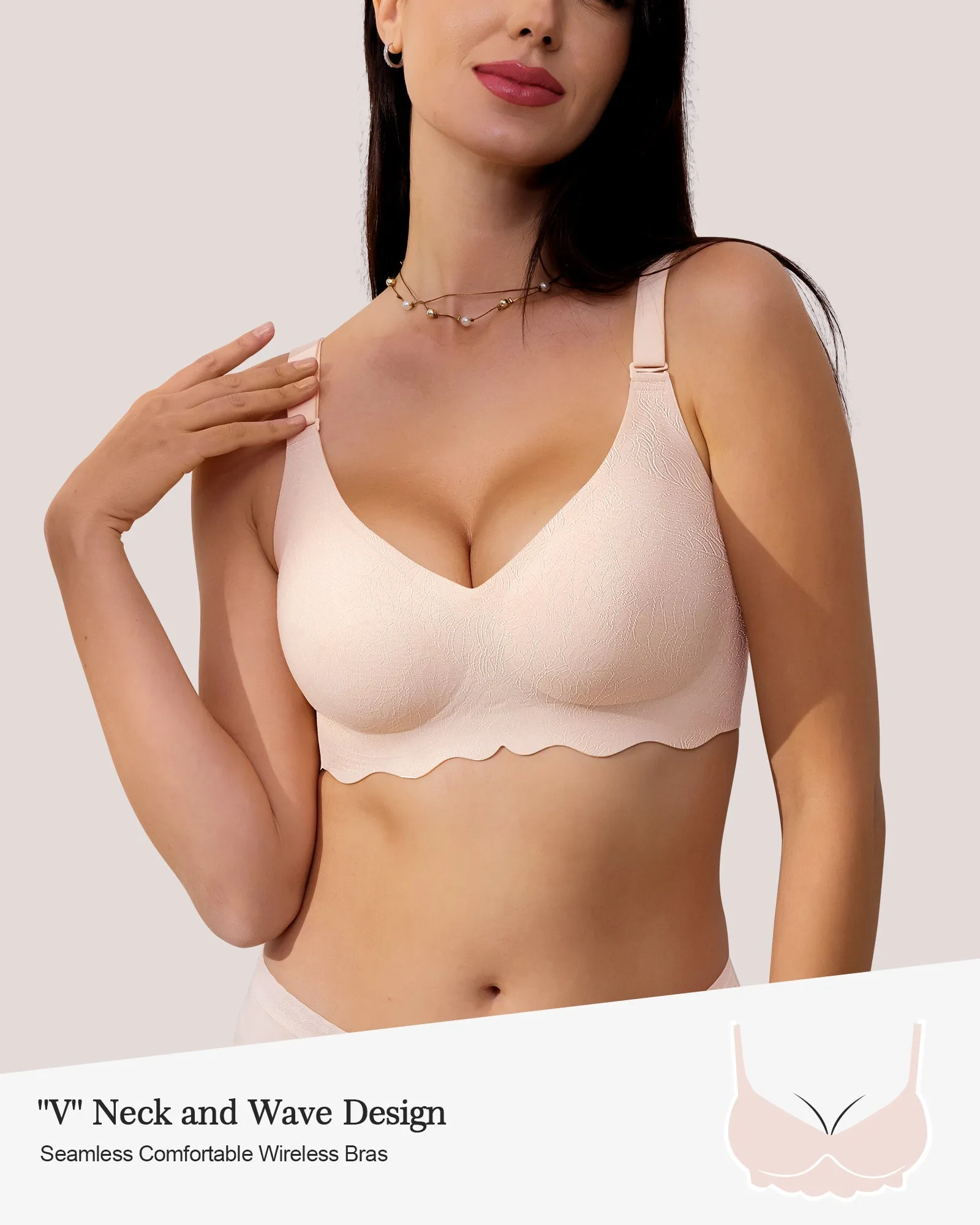 Big SaleLace Seamless Push Up BraNo More Sagging Breasts