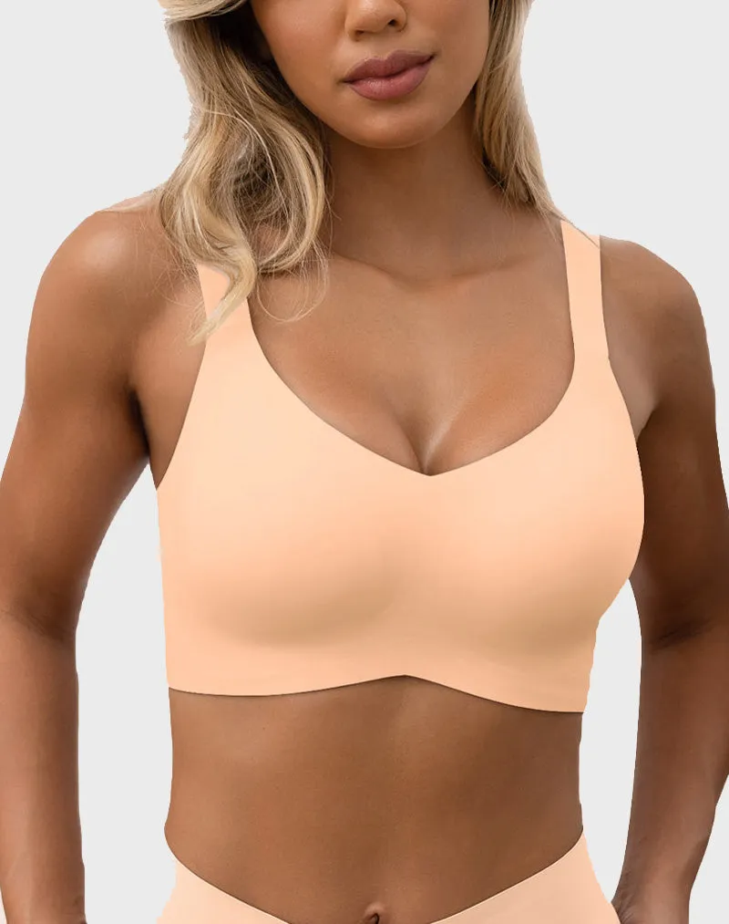 Comfort V Neck Bralettes Seamless Bras