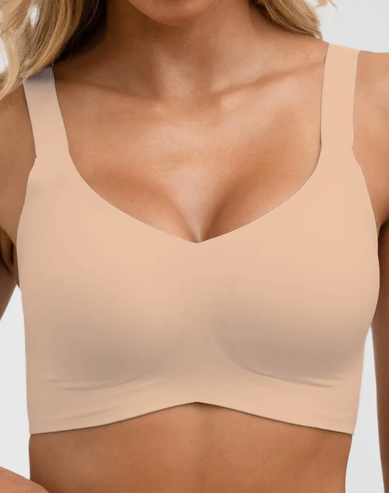 Comfort V Neck Bralettes Seamless Bras