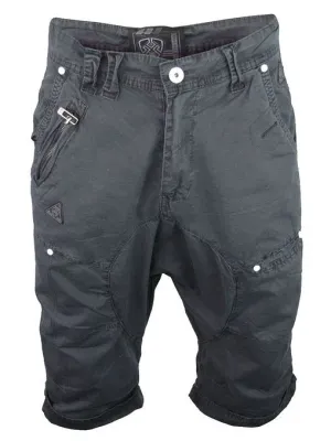 Dissident Spin cotton cargo shorts in grey