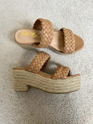 Everett Braided Wedge FINAL SALE