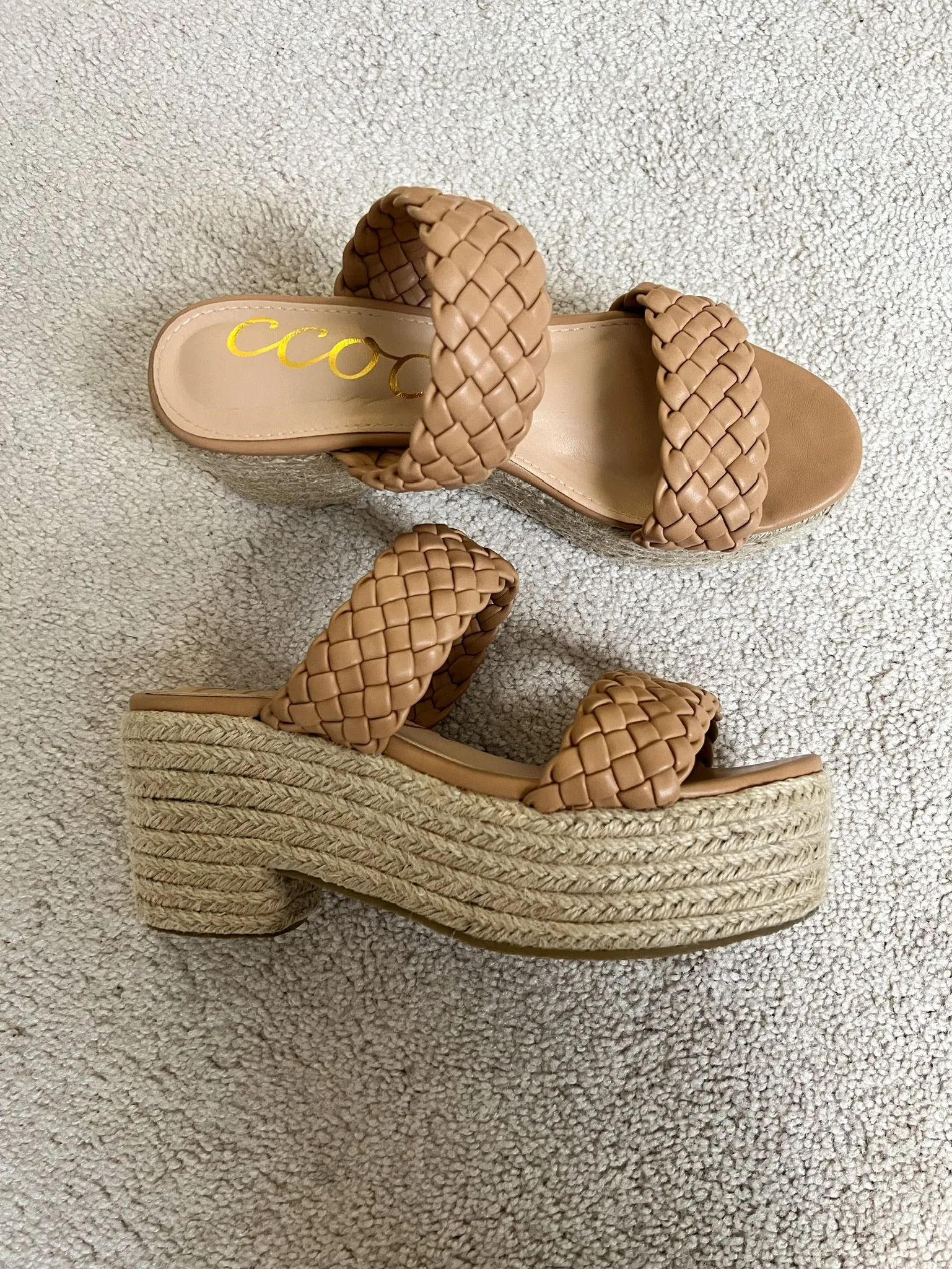Everett Braided Wedge FINAL SALE