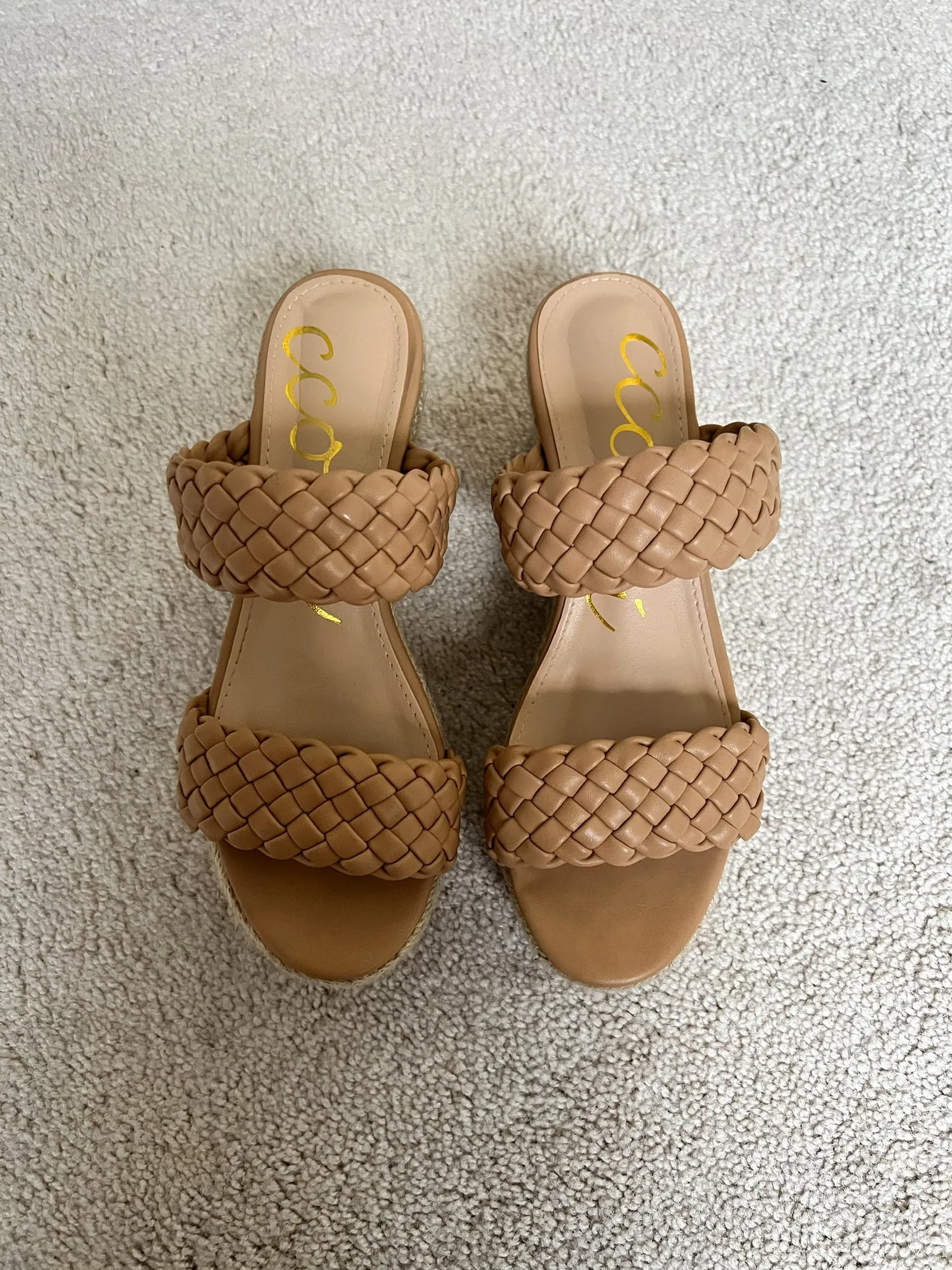 Everett Braided Wedge FINAL SALE