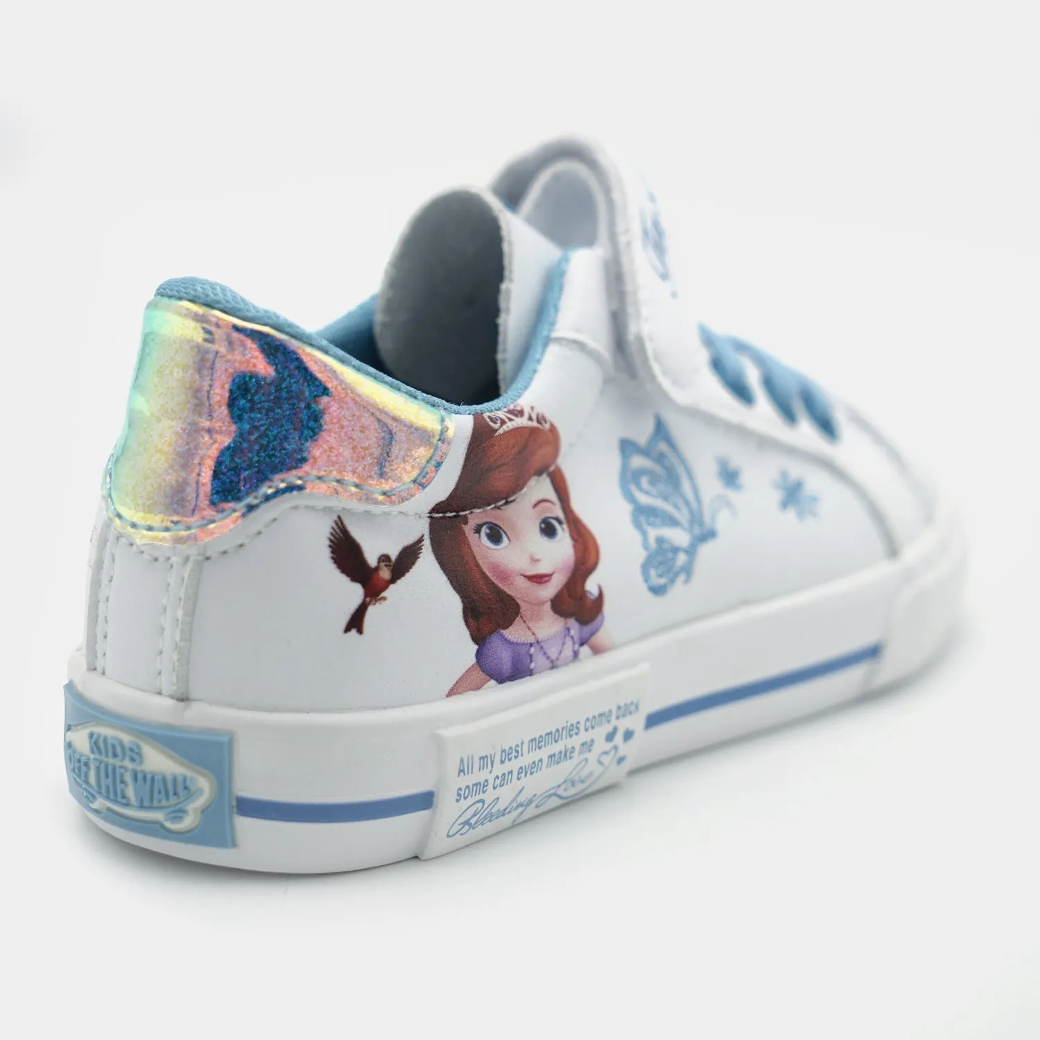 Girls Sneakers 5790-White/Blue