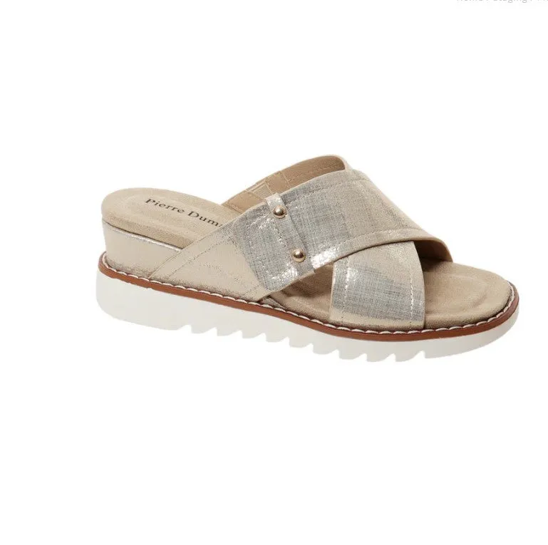 GOLD EXPAND WEDGE SANDAL