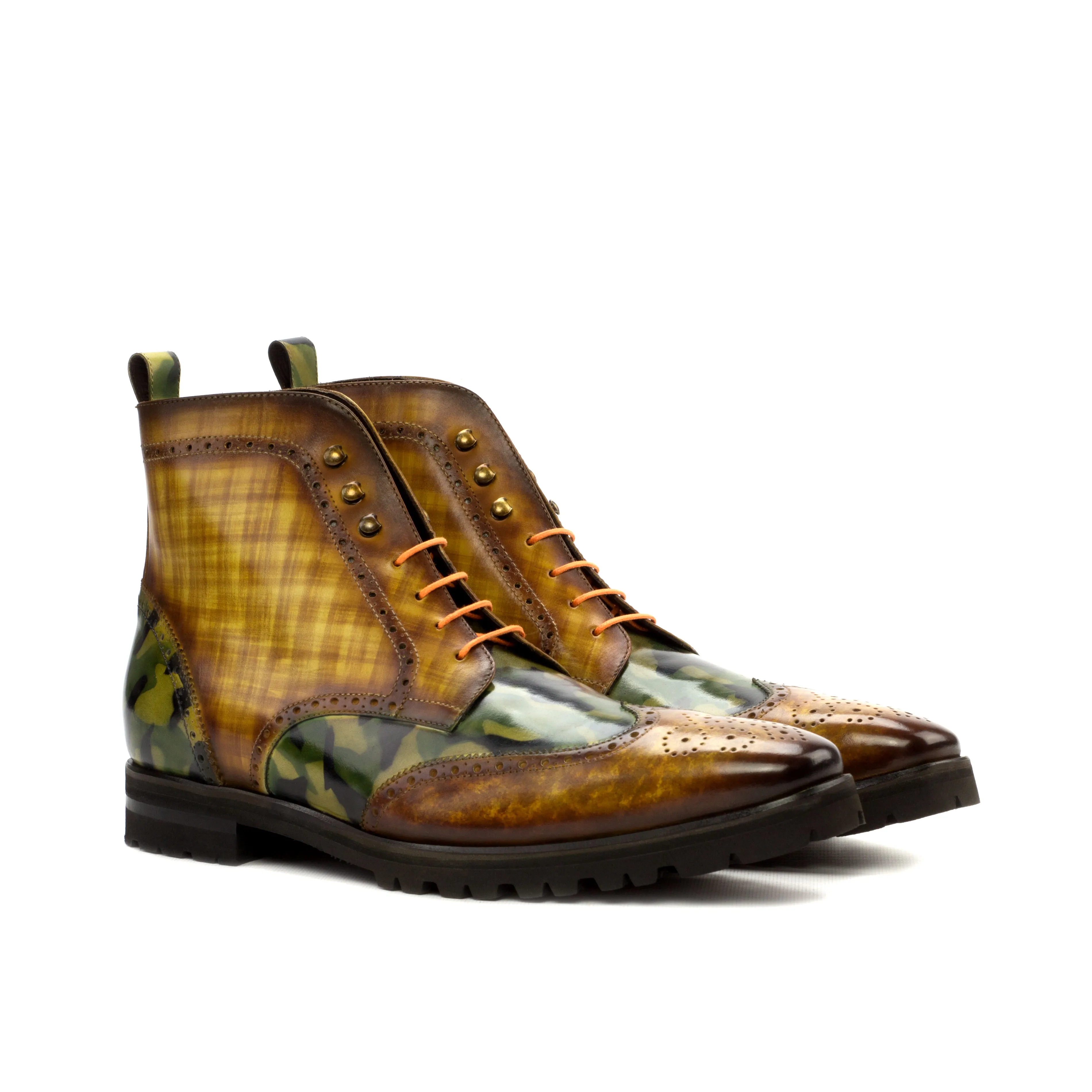Goodlife Military Brogue Boots