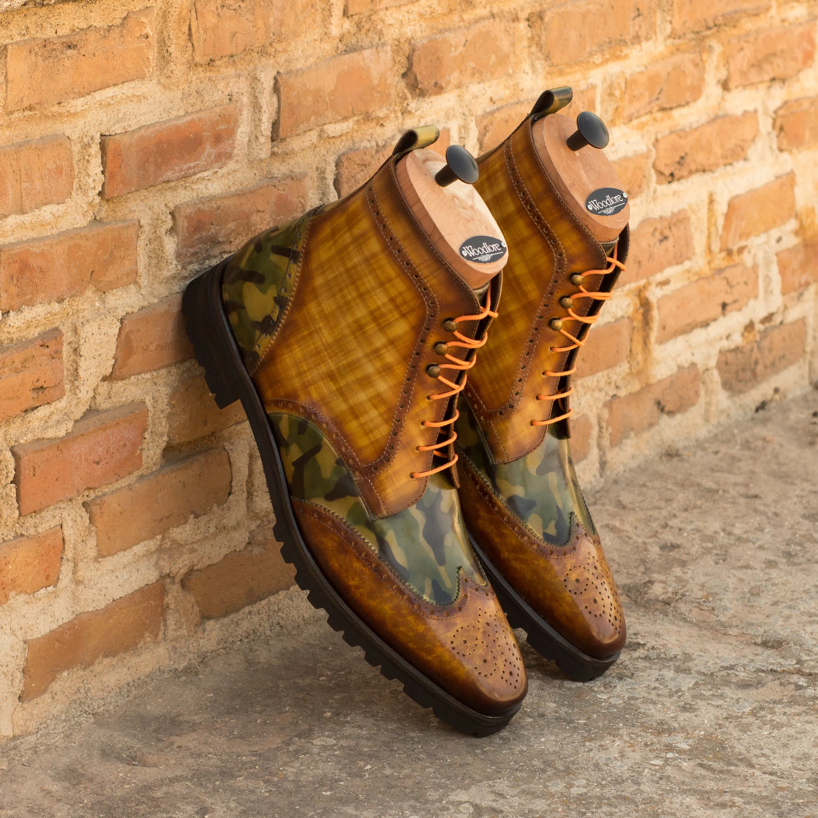 Goodlife Military Brogue Boots