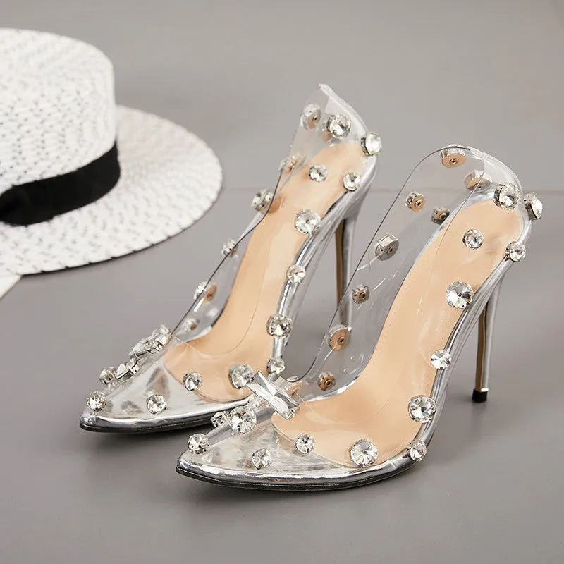Katie  Funkelnde High Heels mit Strass