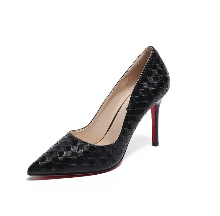 Lynda  Spitze High Heels mit Blumenmuster