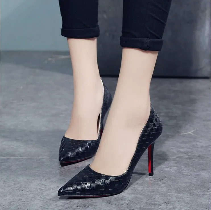 Lynda  Spitze High Heels mit Blumenmuster