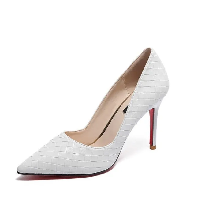Lynda  Spitze High Heels mit Blumenmuster