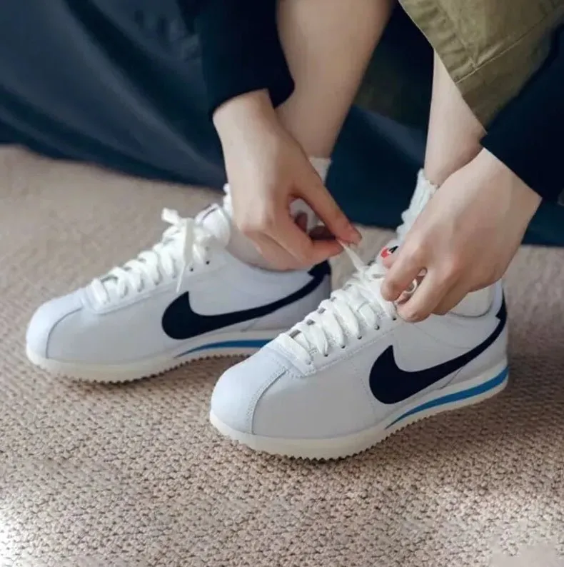 Nike Cortez Leather Wmns "White Black"