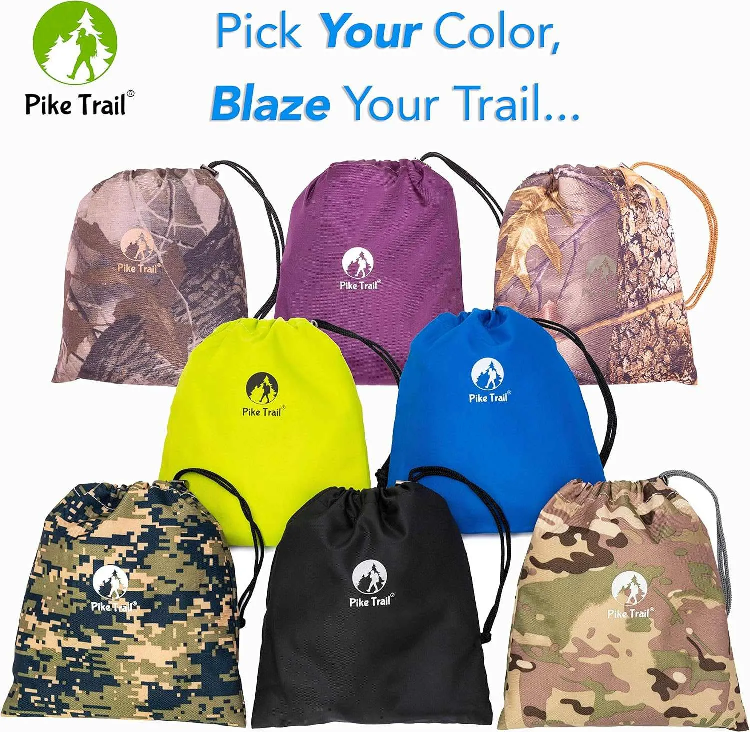 Pike Trail Leg Gaiters Waterproof Adjustable Snow Boot Gaiters for Hiking, Walking, Hunting, Mountain Climbing, Snowshoeing