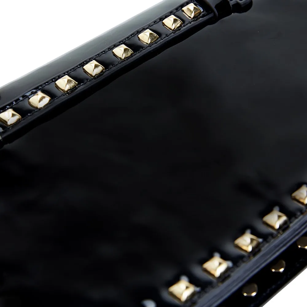 Sable Handbag in Black Patent