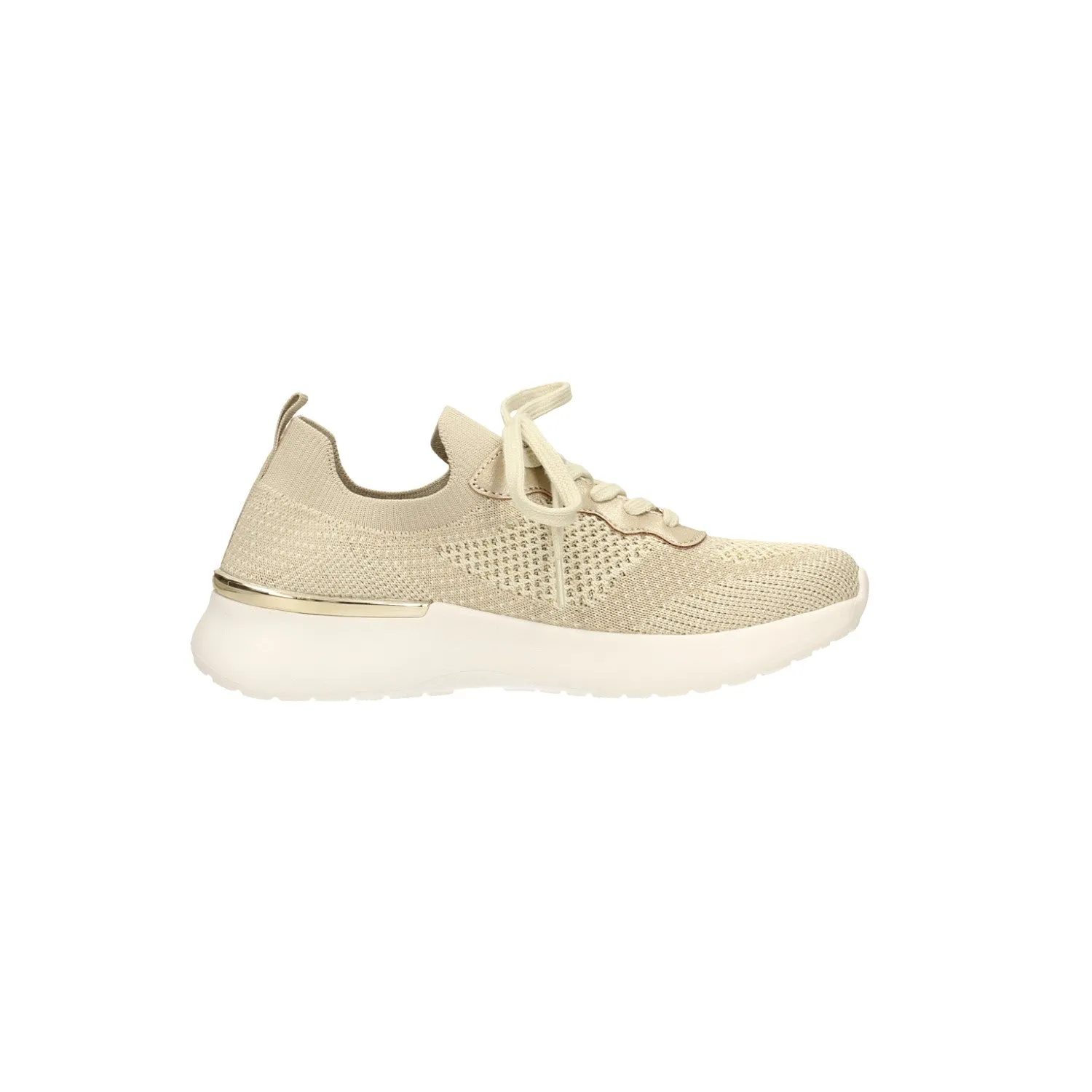 Sneakers in tessuto elasticizzato con strass