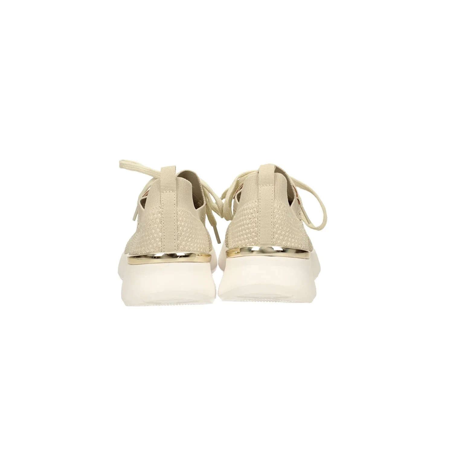 Sneakers in tessuto elasticizzato con strass