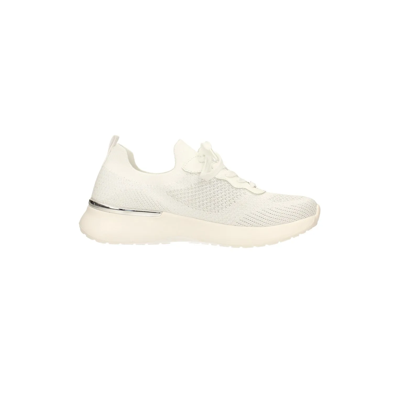 Sneakers in tessuto elasticizzato con strass