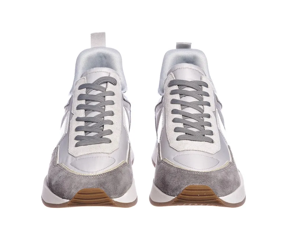 SNEAKERS VELOUR GRIGIO