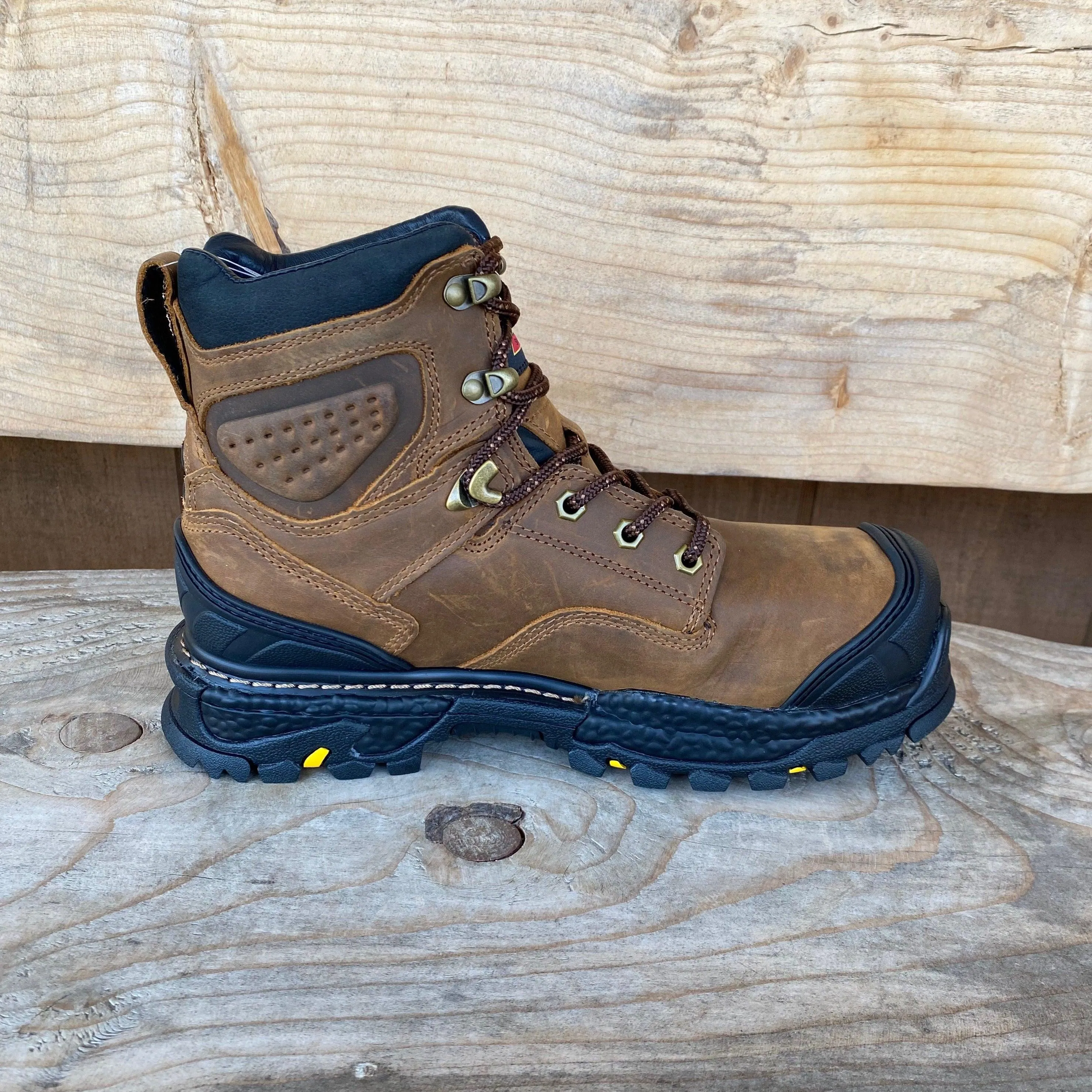 Thorogood Infinity FD Series 6" Brown Safety Toe Waterproof Work Boots 804-3416