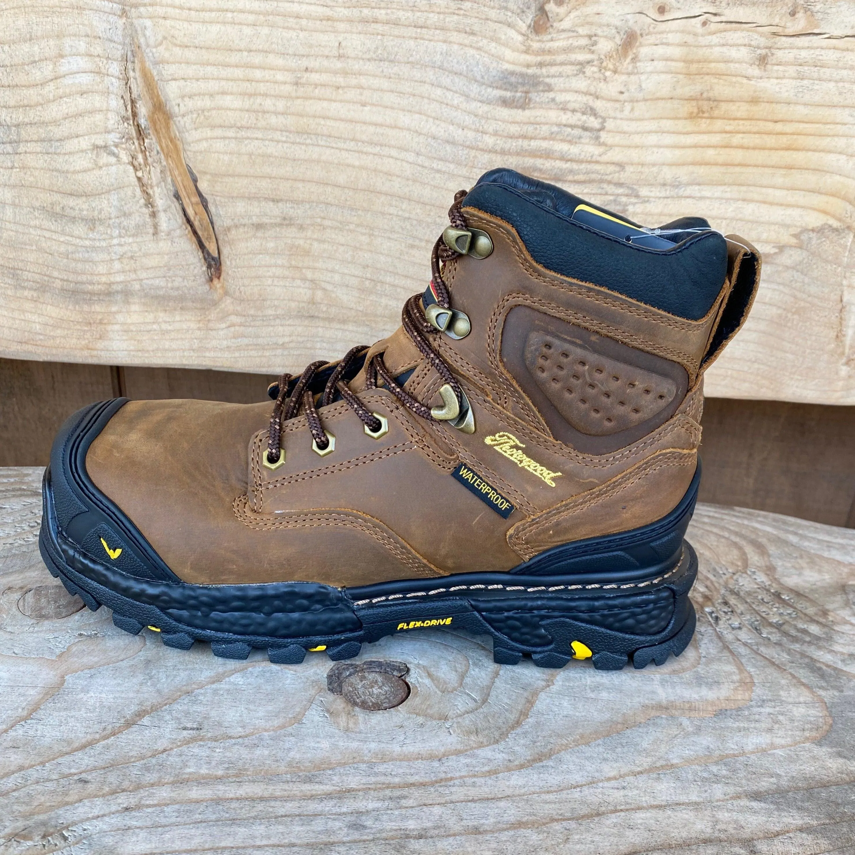 Thorogood Infinity FD Series 6" Brown Safety Toe Waterproof Work Boots 804-3416