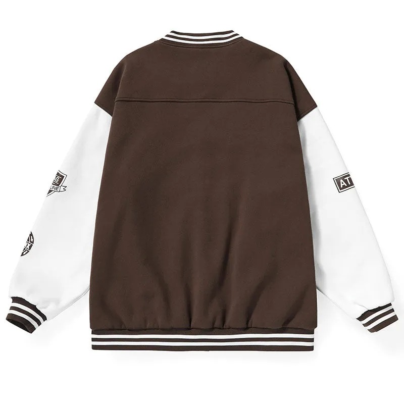 Vintage American Badge Baseball Jacket