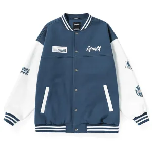 Vintage American Badge Baseball Jacket