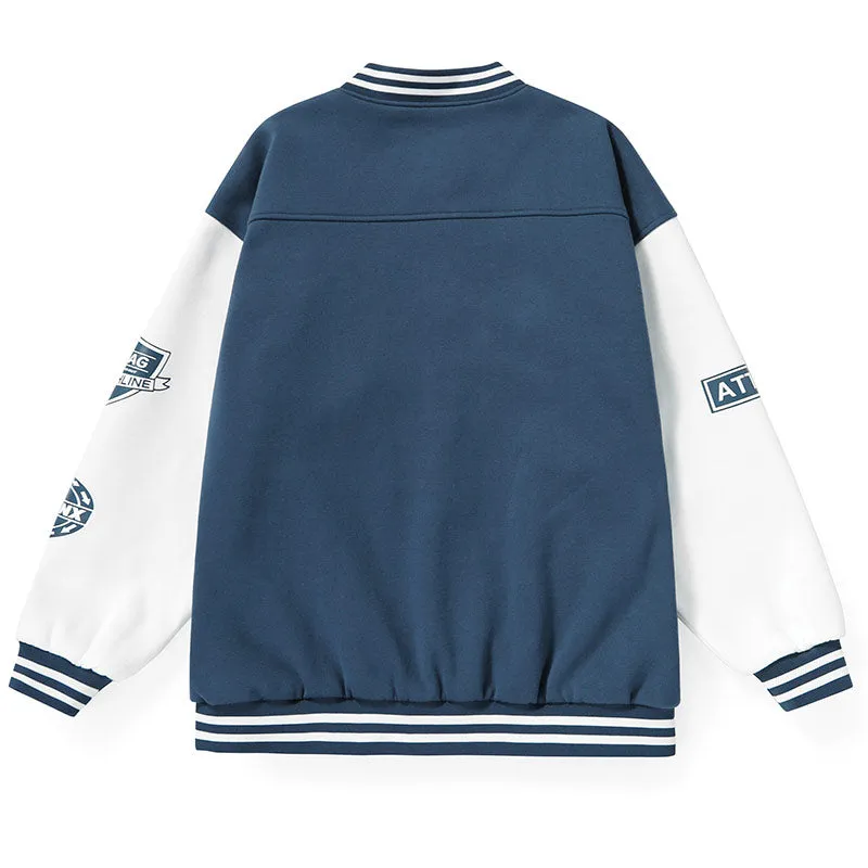 Vintage American Badge Baseball Jacket
